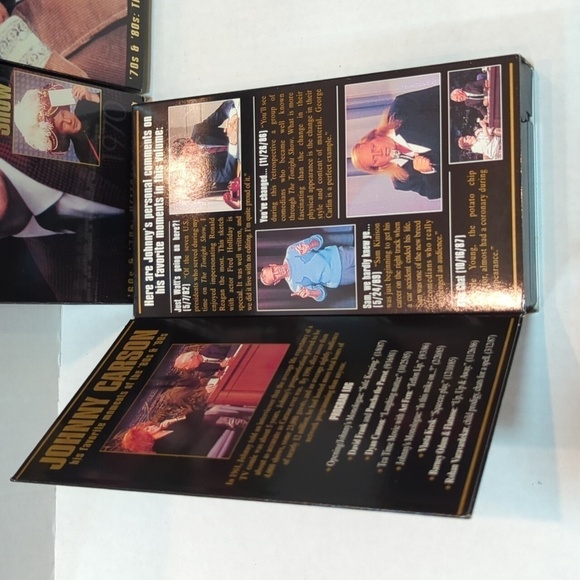 Buena Vista The Johnny Carson Collection VHS Box Set of 4 Tapes - Picture 8 of 14